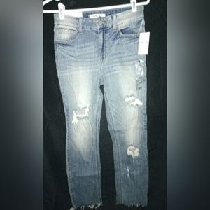 Willow and Root ankle straight jeans